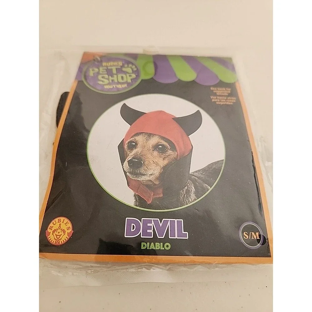 Rubie's Pet Shop Boutique Devil Dog Halloween Costume S/M 2022 New
